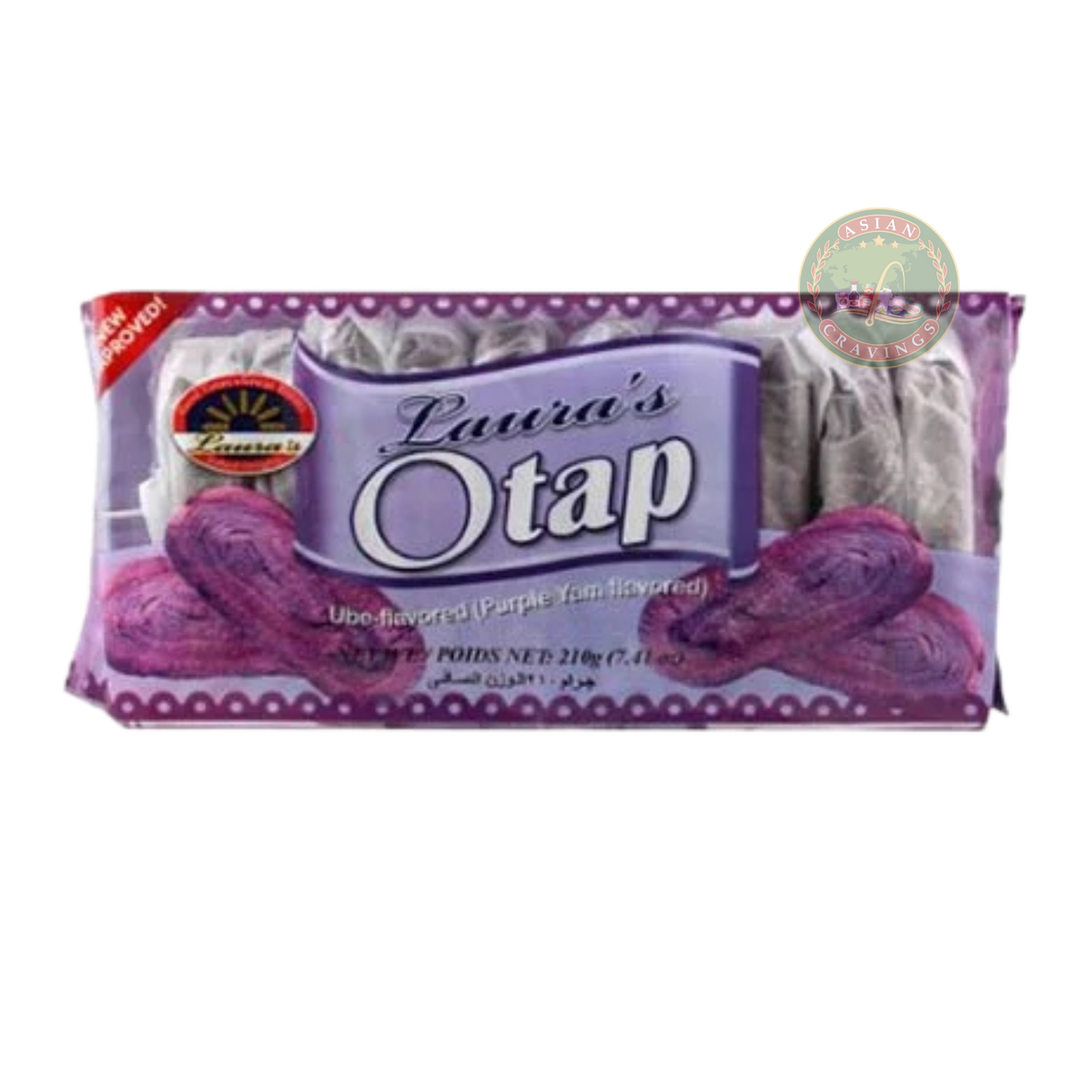 Lauras Otap Ube 210g