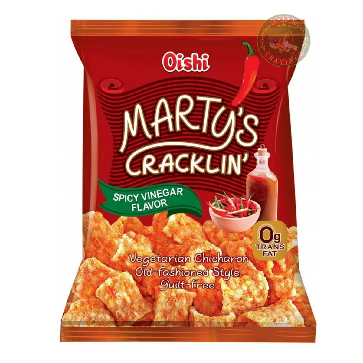 Oishi Marty´s Cracklings Spicy 90g
