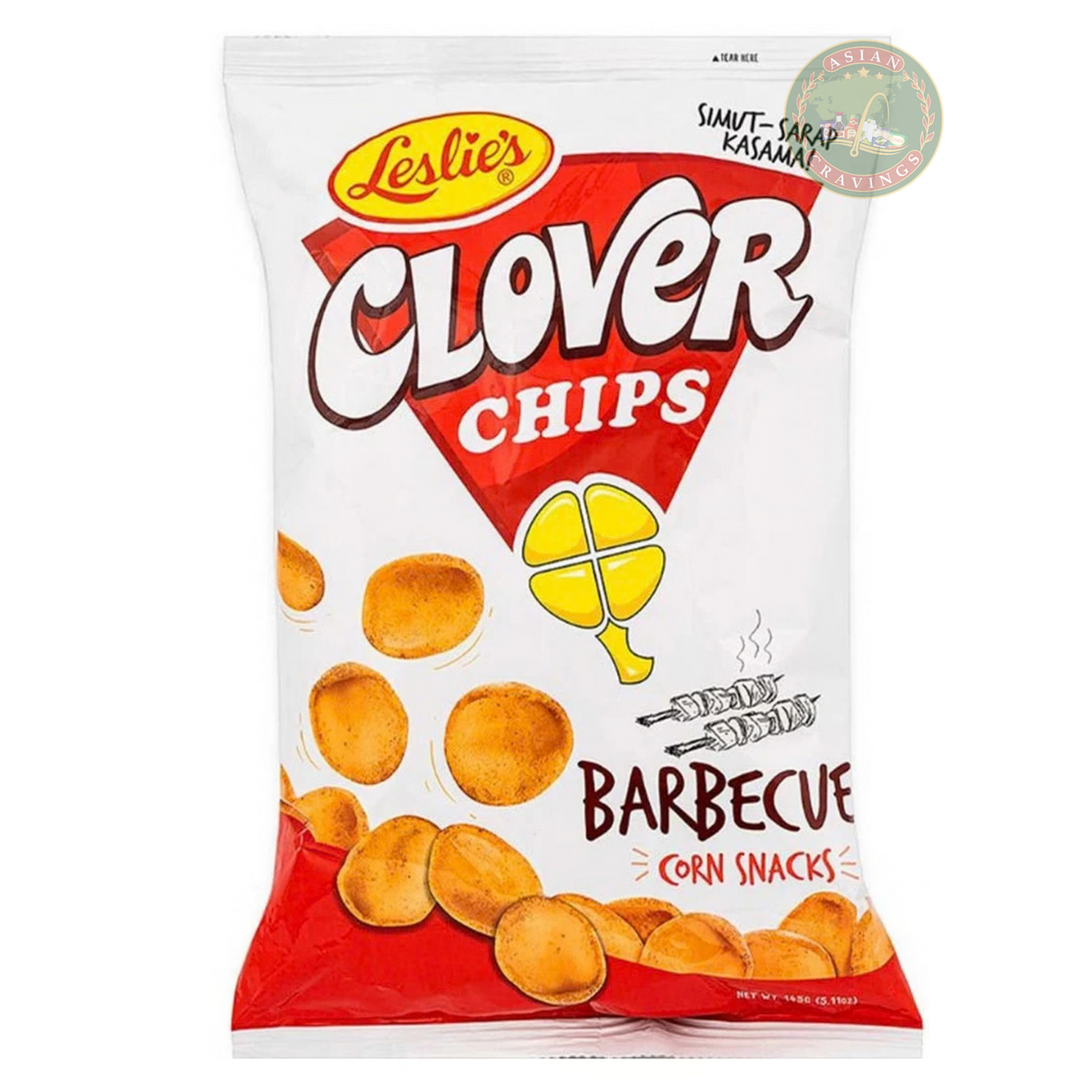 Leslie’s Clover Chips Barbecue