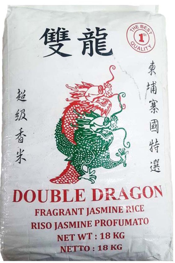 Double Dragon Fragrant Jasmine Rice 18kg
