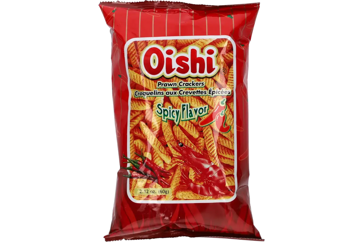 Oishi Prawn Crackers Hot