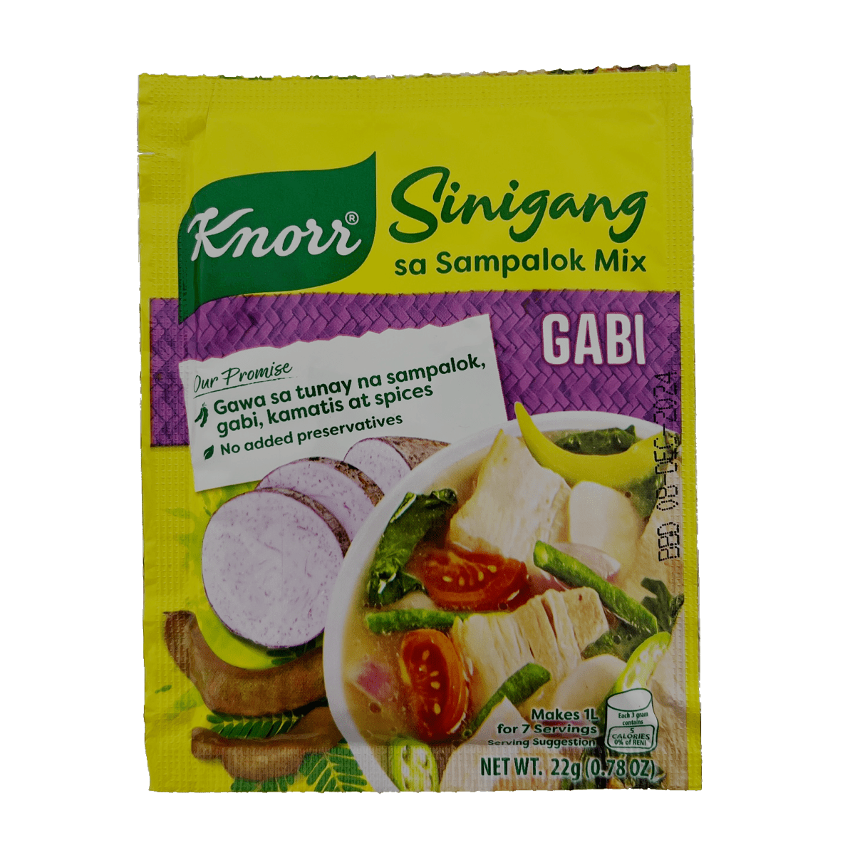 Knorr Sinigang na may Gabi