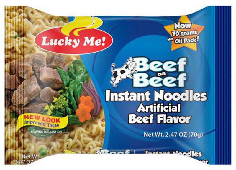 Lucky Me! Beef Flavor