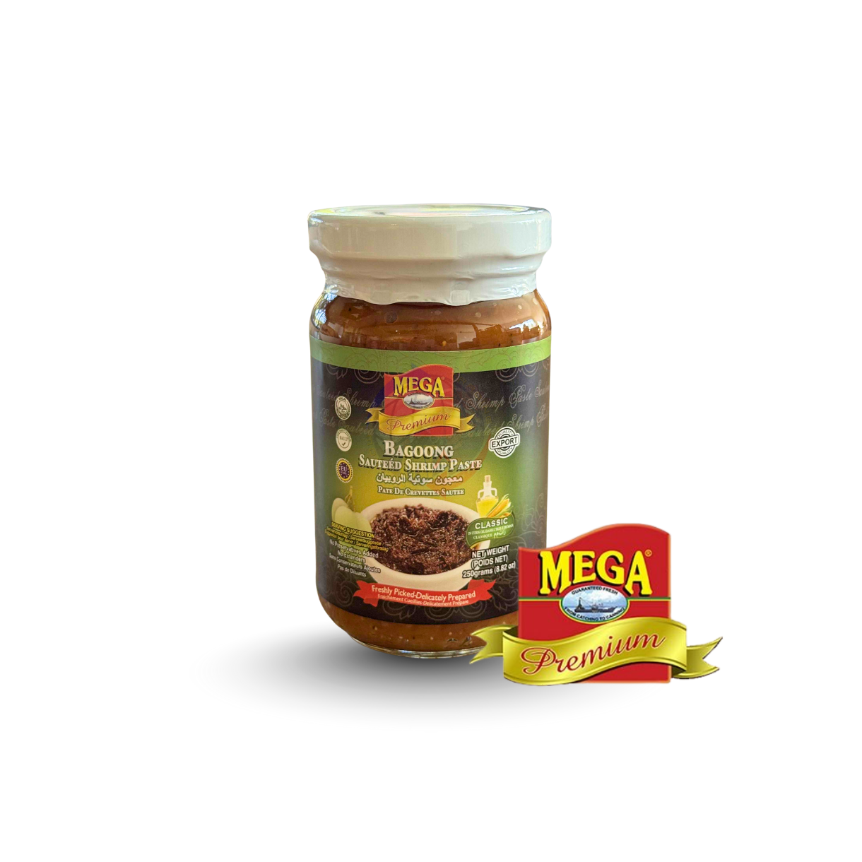 Mega Bagoong Sauteed Shrimp Paste Classic 250g