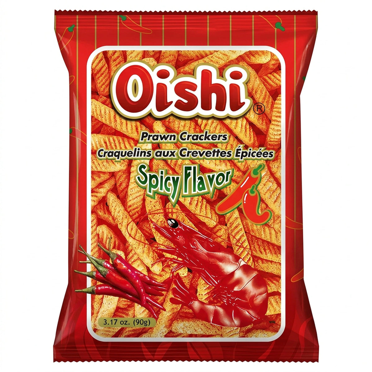Oishi Prawn Crackers Hot