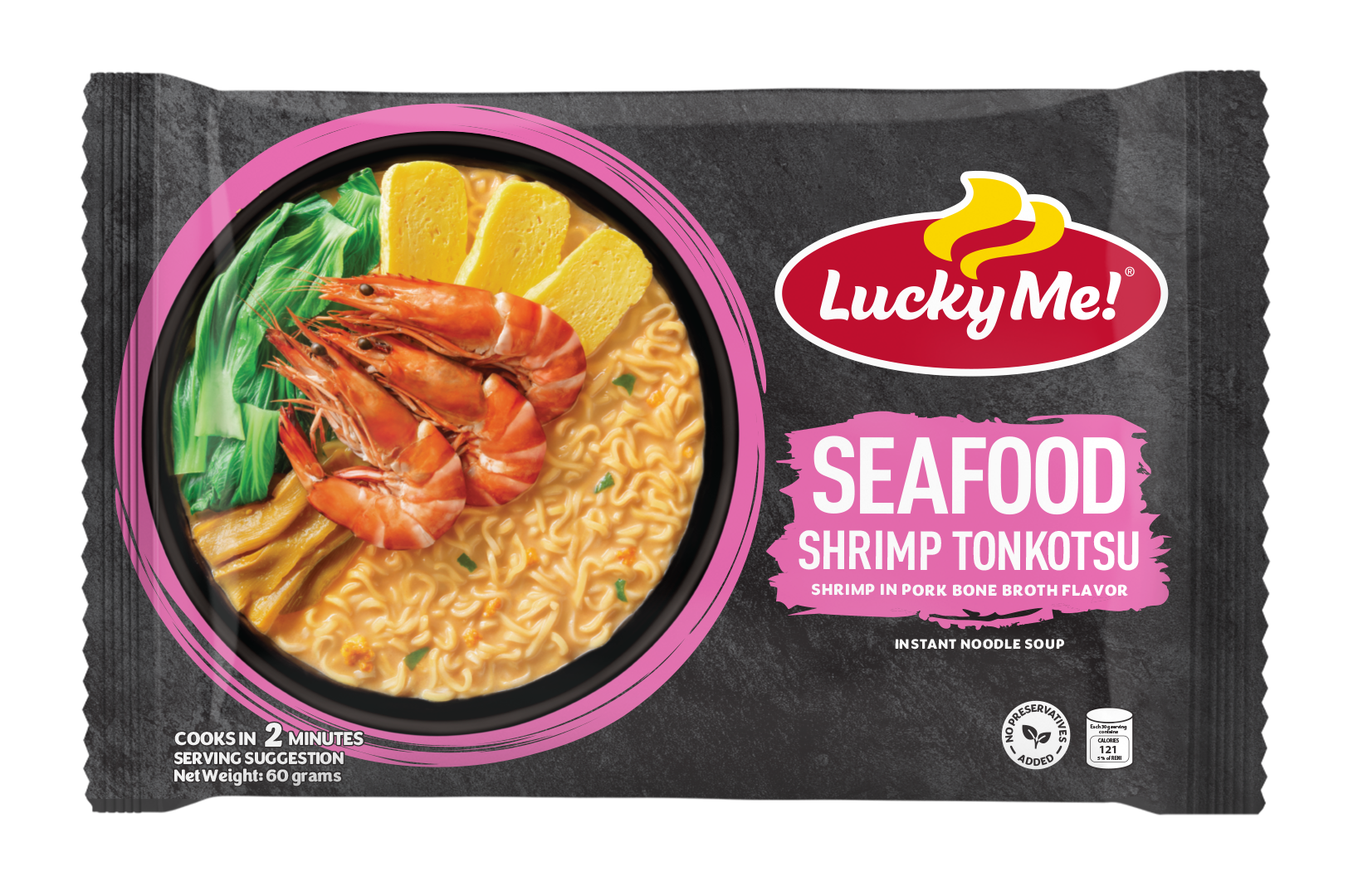 Lucky Me! Seafood Shrimp Tonkotsu